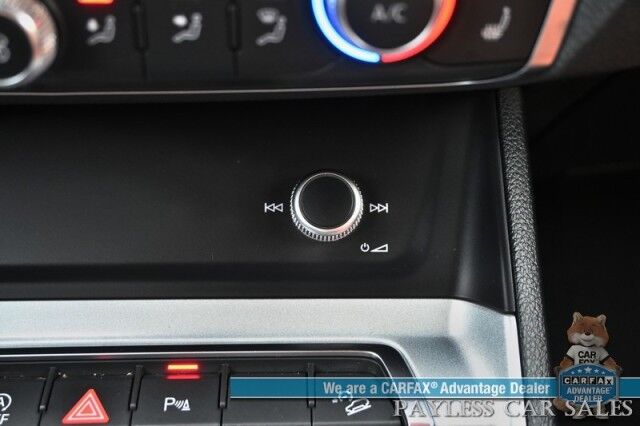 2022 Audi Q3 Premium S-Line / AWD / Convenience Pkg / Power & Heated Leather Seats / Panoramic Sunroof / Adaptive Cruise / Lane Watch & Blind Spot / Apple CarPlay & Android Auto / Keyless Entry & Start / Back Up Cam / 1-Owner Anchorage AK