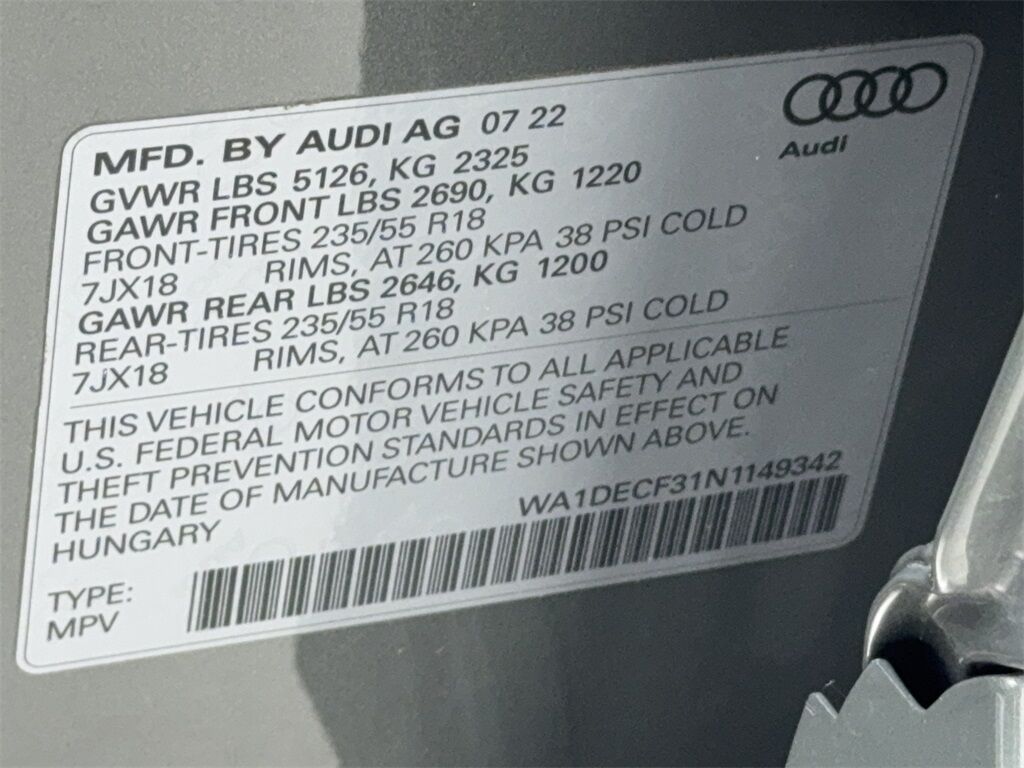 2022 Audi Q3 Premium S Line CAM,PANO,HTD STS,BLIND SPOT Plano TX