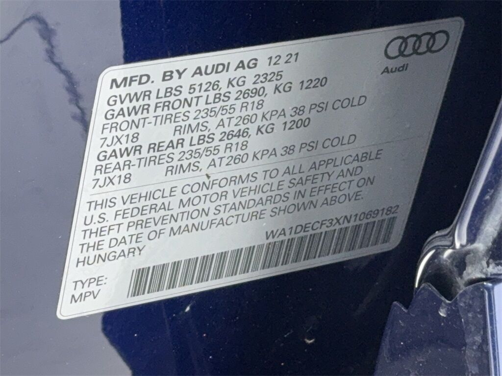 2022 Audi Q3 Premium S Line CAM,PANO,HTD STS,BLIND SPOT Plano TX