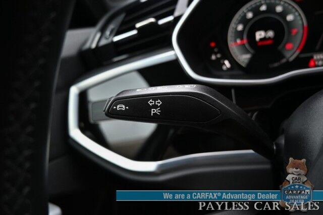 2022 Audi Q3 S Line Premium Plus / AWD / Technology Pkg / Power & Heated Leather Seats / Panoramic Sunroof / NAV / Sonos Speakers / Lane Departure & Blind Spot Alert / Apple CarPlay & Android Auto / 1- Owner Anchorage AK