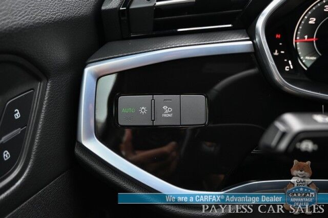 2022 Audi Q3 S Line Premium Plus / AWD / Technology Pkg / Power & Heated Leather Seats / Panoramic Sunroof / NAV / Sonos Speakers / Lane Departure & Blind Spot Alert / Apple CarPlay & Android Auto / 1- Owner Anchorage AK