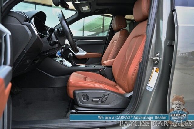 2022 Audi Q3 S Line Premium Plus / AWD / Technology Pkg / Power & Heated Leather Seats / Panoramic Sunroof / NAV / Sonos Speakers / Lane Departure & Blind Spot Alert / Apple CarPlay & Android Auto / 1- Owner Anchorage AK