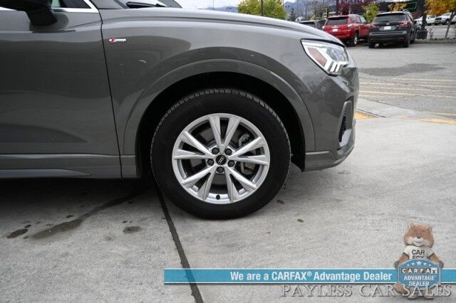 2022 Audi Q3 S Line Premium Plus / AWD / Technology Pkg / Power & Heated Leather Seats / Panoramic Sunroof / NAV / Sonos Speakers / Lane Departure & Blind Spot Alert / Apple CarPlay & Android Auto / 1- Owner Anchorage AK