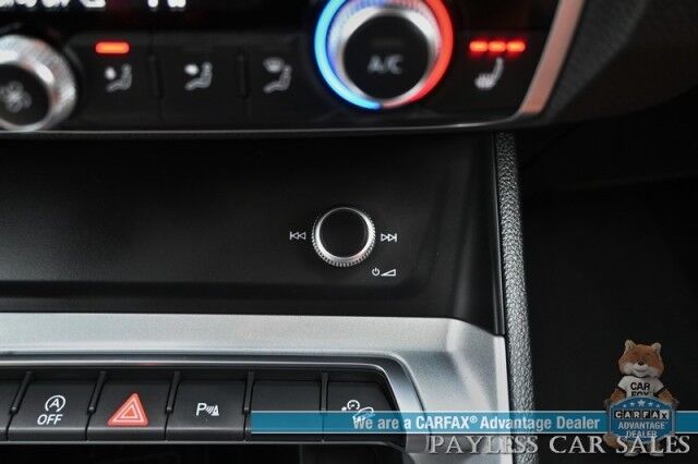 2022 Audi Q3 S Line Premium Plus / AWD / Technology Pkg / Power & Heated Leather Seats / Panoramic Sunroof / Navigation / Sonos Speakers / Lane Departure & Blind Spot Alert / Apple CarPlay & Android Auto / 1- Owner Anchorage AK