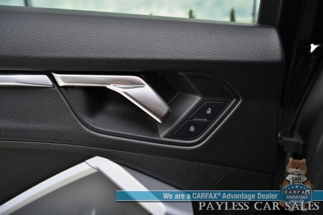 2022 Audi Q3 S Line Premium Plus / AWD / Technology Pkg / Power & Heated Leather Seats / Panoramic Sunroof / Navigation / Sonos Speakers / Lane Departure & Blind Spot Alert / Apple CarPlay & Android Auto / 1- Owner Anchorage AK