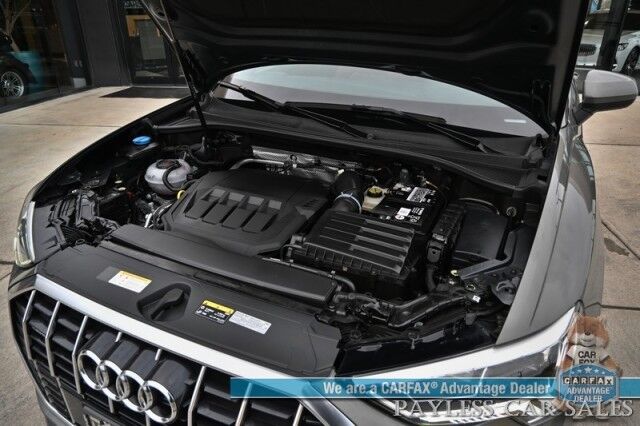 2022 Audi Q3 S Line Premium Plus / AWD / Technology Pkg / Power & Heated Leather Seats / Panoramic Sunroof / Navigation / Sonos Speakers / Lane Departure & Blind Spot Alert / Apple CarPlay & Android Auto / 1- Owner Anchorage AK