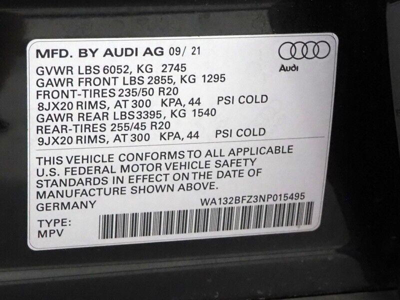 2022 Audi Q4 Sportback e-tron Premium Plus 50 Quattro *S-LINE PLUS PKG, TECHNOLOGY PKG, NAVIGATION, VIRTUAL COCKPIT, ADAPTIVE CRUISE, SAFETY ALERTS, PANO MOONROOF, LEATHER, HEATED SEATS/STEERING, SONOS AUDIO, WIRELESS CHARGING, ANDROID & APPLE Round Rock TX