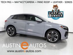 2022_Audi_Q4 e-tron Premium Plus 50 Quattro_*TECHNOLOGY PKG, NAVIGATION, VIRTUAL COCKPIT, ADAPTIVE CRUISE, SAFETY ALERTS, PANORMA MOONROOF, LEATHER, HEATED SEATS/STEERING, SONOS AUDIO, WIRELESS CHARGING, ANDROID & APPLE_ Round Rock TX