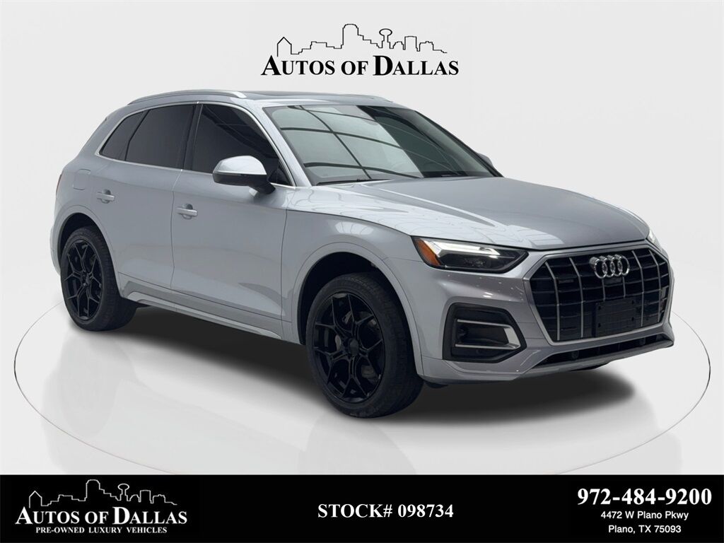 2022 Audi Q5 40 Premium Plus CAM,PANO,HTD STS,BLIND SPOT,20&quot; WL Plano TX
