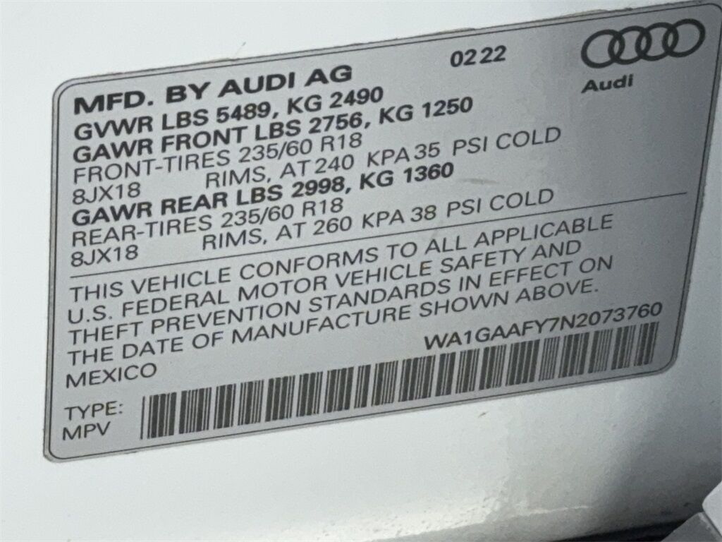 2022 Audi Q5 45 S line Premium CAM,PANO,HTD STS,BLIND SPOT Plano TX