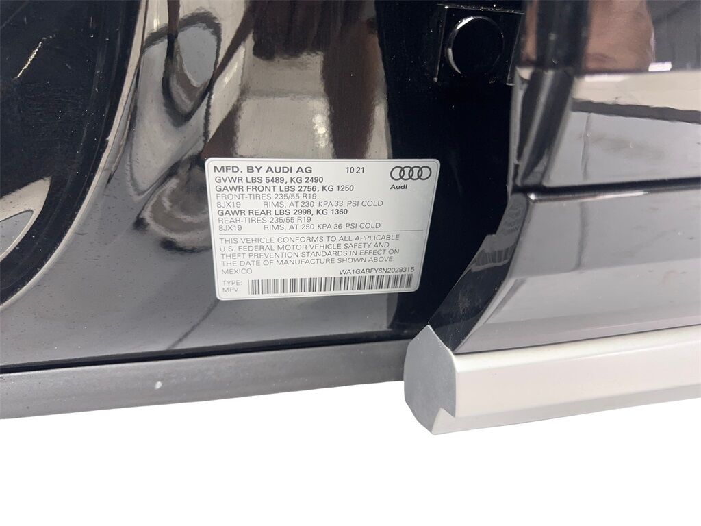 2022 Audi Q5 45 S line Premium CAM,PANO,HTD STS,BLIND SPOT,19&quot; Irving TX