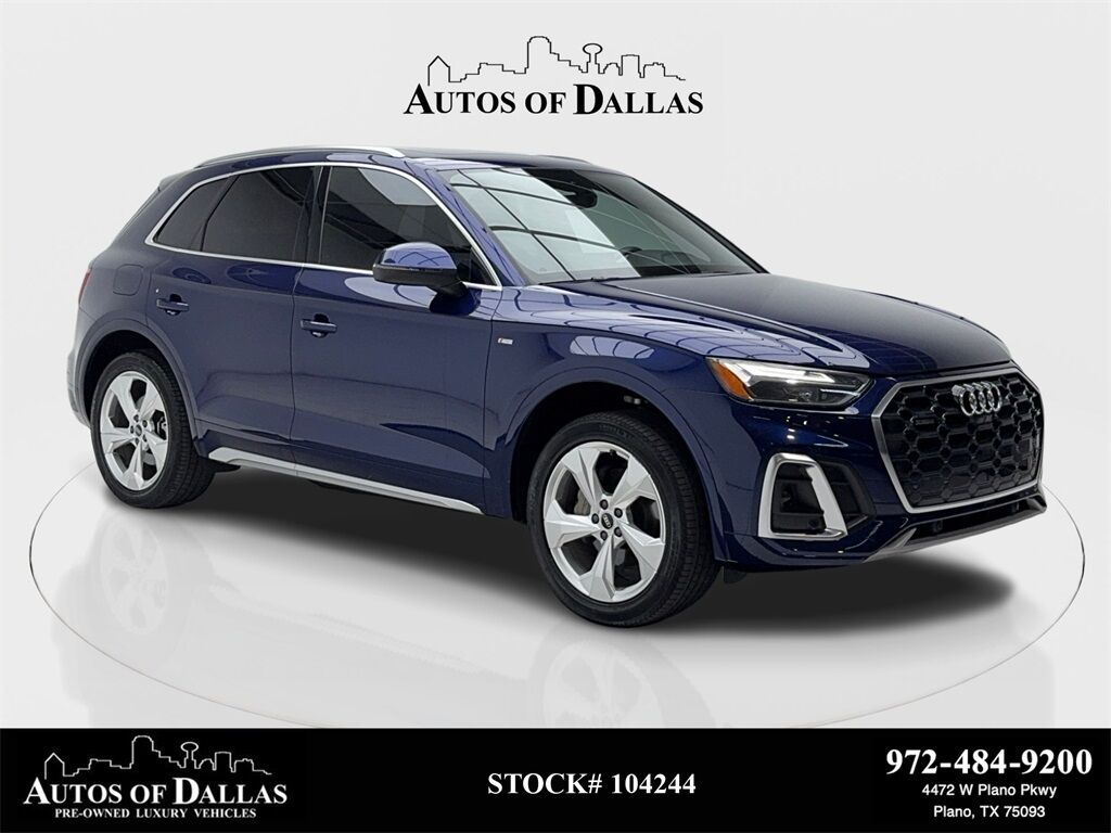 2022 Audi Q5 45 S line Premium CAM,PANO,HTD STS,BLIND SPOT,20&quot; Plano TX