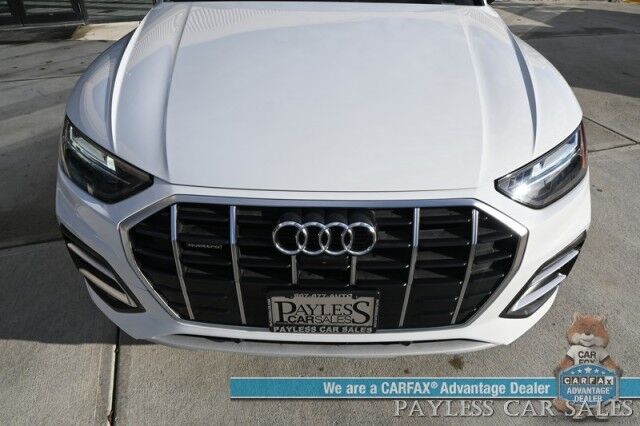 2022 Audi Q5 Premium Plus / AWD / Power & Heated Leather Seats / Sunroof / Apple CarPlay & Android Auto / 360 Back Up Camera / Keyless Entry & Start / Roof Rack / Power Liftgate / 1-Owner Anchorage AK