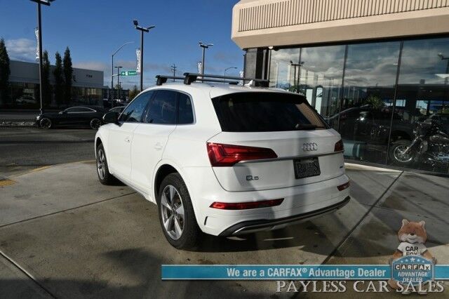 2022 Audi Q5 Premium Plus / AWD / Power & Heated Leather Seats / Sunroof / Apple CarPlay & Android Auto / 360 Back Up Camera / Keyless Entry & Start / Roof Rack / Power Liftgate / 1-Owner Anchorage AK
