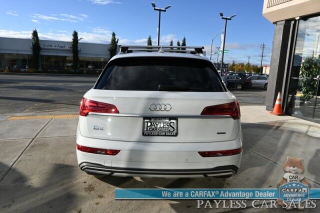2022 Audi Q5 Premium Plus / AWD / Power & Heated Leather Seats / Sunroof / Apple CarPlay & Android Auto / 360 Back Up Camera / Keyless Entry & Start / Roof Rack / Power Liftgate / 1-Owner Anchorage AK