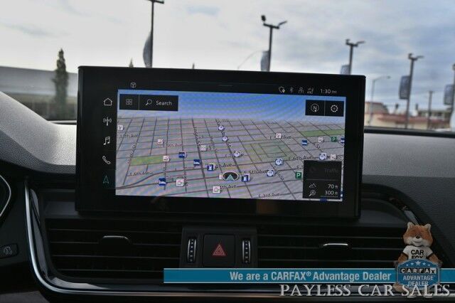 2022 Audi Q5 Premium Plus S-Line / AWD / Power & Heated Leather Seats / Heated Steering Wheel / Navigation / Bang & Olufsen Speakers / Panoramic Sunroof / Blind Spot Alert / Apple CarPlay & Android Auto / Back Up Camera / 1-Owner Anchorage AK