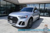 2022 Audi Q5 Prestige / AWD / Plug-In Hybrid / Heated & Cooled Leather Seats / Heated Steering / NAV / Pano Sunroof / B&O Speakers / HUD / Adaptive Cruise / Blind Spot & Lane Alert / Apple CarPlay & Android Auto / Tow Pkg / 1-Owner