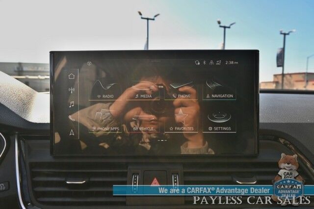 2022 Audi Q5 S line Premium Plus / AWD / Power Heated Leather Seats & Steering Wheel / Panoramic Sunroof / Adaptive Cruise / Lane Depart & Blind Spot / Apple CarPlay & Android Auto / Back Up Camera / 1-Owner Anchorage AK