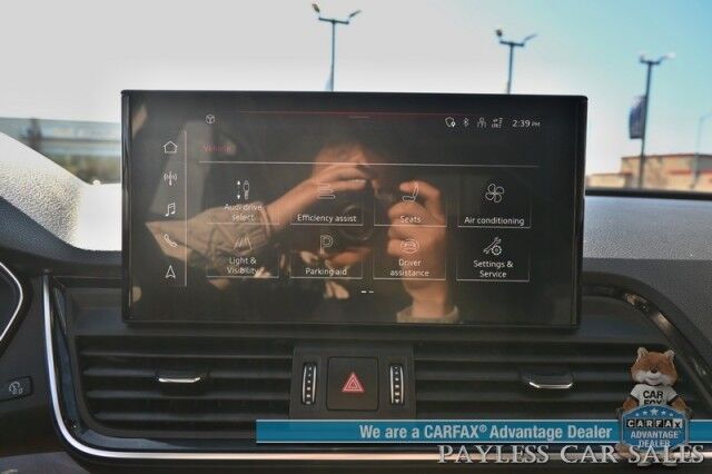 2022 Audi Q5 S line Premium Plus / AWD / Power Heated Leather Seats & Steering Wheel / Panoramic Sunroof / Adaptive Cruise / Lane Depart & Blind Spot / Apple CarPlay & Android Auto / Back Up Camera / 1-Owner Anchorage AK