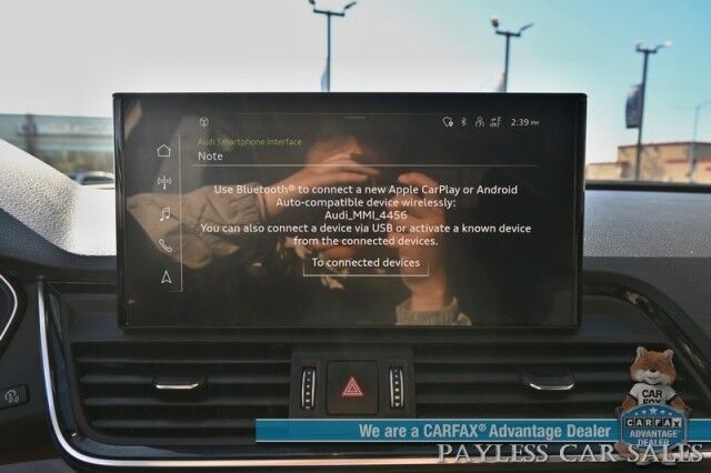 2022 Audi Q5 S line Premium Plus / AWD / Power Heated Leather Seats & Steering Wheel / Panoramic Sunroof / Adaptive Cruise / Lane Depart & Blind Spot / Apple CarPlay & Android Auto / Back Up Camera / 1-Owner Anchorage AK 2022 Audi Q5 S line Premium Plus / AWD / Power Heated Leather Seats & Steering Wheel / Panoramic Sunroof / Adaptive Cruise / Lane Depart & Blind Spot / Apple CarPlay & Android Auto / Back Up Camera / 1-Owner Anchorage AK