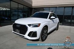2022_Audi_Q5_S line Premium Plus / AWD / Power Heated Leather Seats & Steering Wheel / Panoramic Sunroof / Adaptive Cruise / Lane Depart & Blind Spot / Apple CarPlay & Android Auto / Back Up Camera / 1-Owner_ Anchorage AK