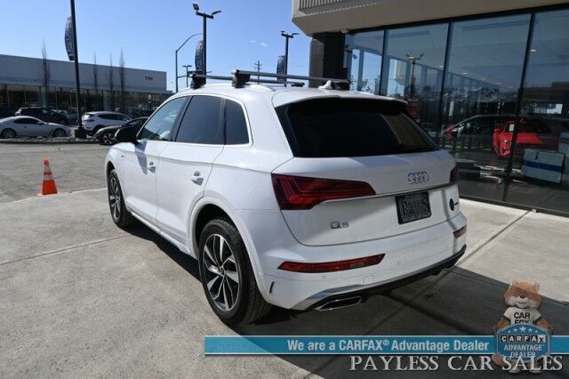 2022 Audi Q5 S line Premium Plus / AWD / Power Heated Leather Seats & Steering Wheel / Panoramic Sunroof / Adaptive Cruise / Lane Depart & Blind Spot / Apple CarPlay & Android Auto / Back Up Camera / 1-Owner Anchorage AK