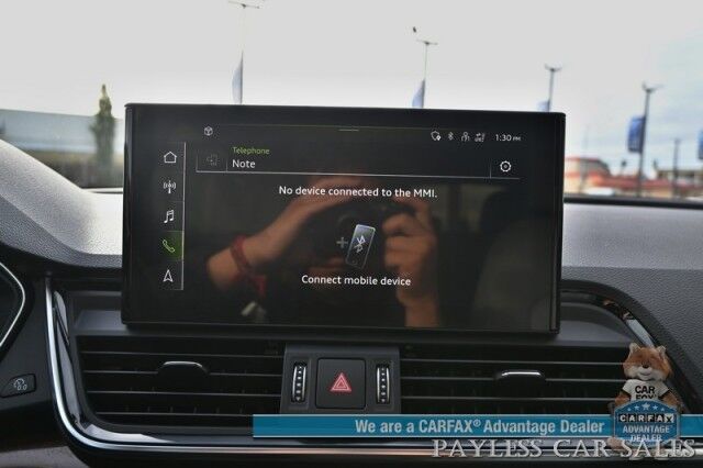 2022 Audi Q5 S line Premium Plus / AWD / Power & Heated Leather Seats / Heated Steering Wheel / Navigation / Bang & Olufsen Speakers / Panoramic Sunroof / Blind Spot Alert / Apple CarPlay & Android Auto / Back Up Camera / 1-Owner Anchorage AK