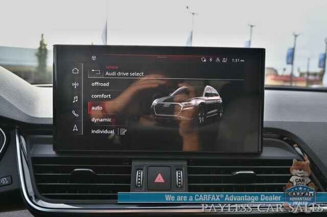 2022 Audi Q5 S line Premium Plus / AWD / Power & Heated Leather Seats / Heated Steering Wheel / Navigation / Bang & Olufsen Speakers / Panoramic Sunroof / Blind Spot Alert / Apple CarPlay & Android Auto / Back Up Camera / 1-Owner Anchorage AK