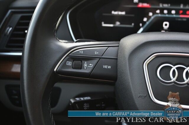 2022 Audi Q5 S line Premium Plus / AWD / Power & Heated Leather Seats / Heated Steering Wheel / Navigation / Bang & Olufsen Speakers / Panoramic Sunroof / Blind Spot Alert / Apple CarPlay & Android Auto / Back Up Camera / 1-Owner Anchorage AK