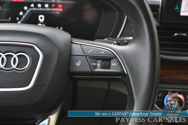 2022 Audi Q5 S line Premium Plus / AWD / Power & Heated Leather Seats / Heated Steering Wheel / Navigation / Bang & Olufsen Speakers / Panoramic Sunroof / Blind Spot Alert / Apple CarPlay & Android Auto / Back Up Camera / 1-Owner Anchorage AK