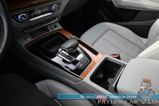 2022 Audi Q5 S line Premium Plus / AWD / Power & Heated Leather Seats / Heated Steering Wheel / Navigation / Bang & Olufsen Speakers / Panoramic Sunroof / Blind Spot Alert / Apple CarPlay & Android Auto / Back Up Camera / 1-Owner Anchorage AK