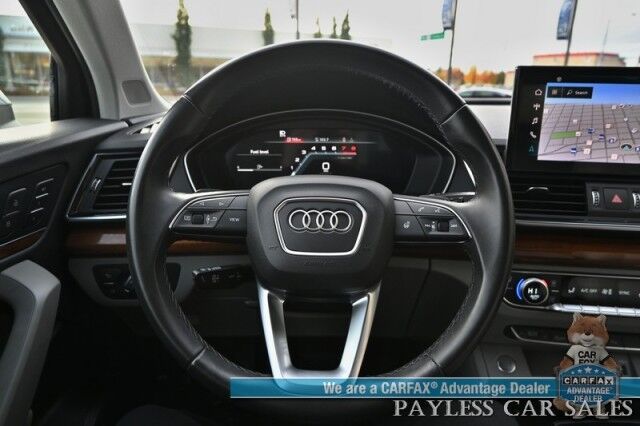 2022 Audi Q5 S line Premium Plus / AWD / Power & Heated Leather Seats / Heated Steering Wheel / Navigation / Bang & Olufsen Speakers / Panoramic Sunroof / Blind Spot Alert / Apple CarPlay & Android Auto / Back Up Camera / 1-Owner Anchorage AK