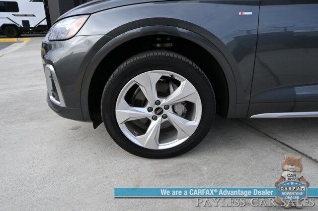 2022 Audi Q5 S line Premium Plus / AWD / Power & Heated Leather Seats / Heated Steering Wheel / Navigation / Bang & Olufsen Speakers / Panoramic Sunroof / Blind Spot Alert / Apple CarPlay & Android Auto / Back Up Camera / 1-Owner Anchorage AK