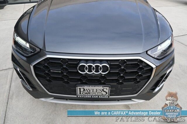 2022 Audi Q5 S line Premium Plus / AWD / Power & Heated Leather Seats / Heated Steering Wheel / Navigation / Bang & Olufsen Speakers / Panoramic Sunroof / Blind Spot Alert / Apple CarPlay & Android Auto / Back Up Camera / 1-Owner Anchorage AK