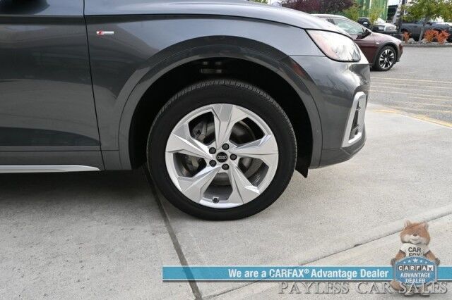 2022 Audi Q5 S line Premium Plus / AWD / Power & Heated Leather Seats / Heated Steering Wheel / Navigation / Bang & Olufsen Speakers / Panoramic Sunroof / Blind Spot Alert / Apple CarPlay & Android Auto / Back Up Camera / 1-Owner Anchorage AK