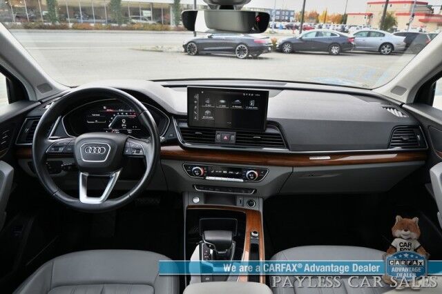 2022 Audi Q5 S line Premium Plus / AWD / Power & Heated Leather Seats / Heated Steering Wheel / Navigation / Bang & Olufsen Speakers / Panoramic Sunroof / Blind Spot Alert / Apple CarPlay & Android Auto / Back Up Camera / 1-Owner Anchorage AK