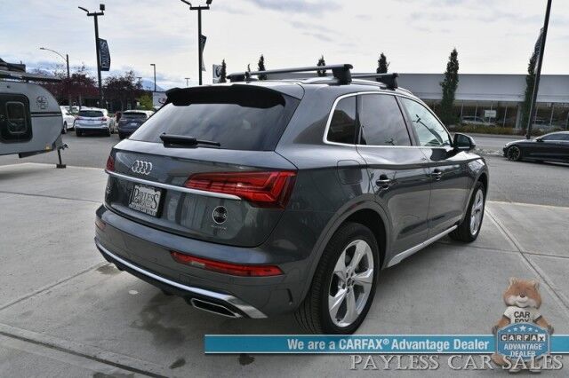 2022 Audi Q5 S line Premium Plus / AWD / Power & Heated Leather Seats / Heated Steering Wheel / Navigation / Bang & Olufsen Speakers / Panoramic Sunroof / Blind Spot Alert / Apple CarPlay & Android Auto / Back Up Camera / 1-Owner Anchorage AK