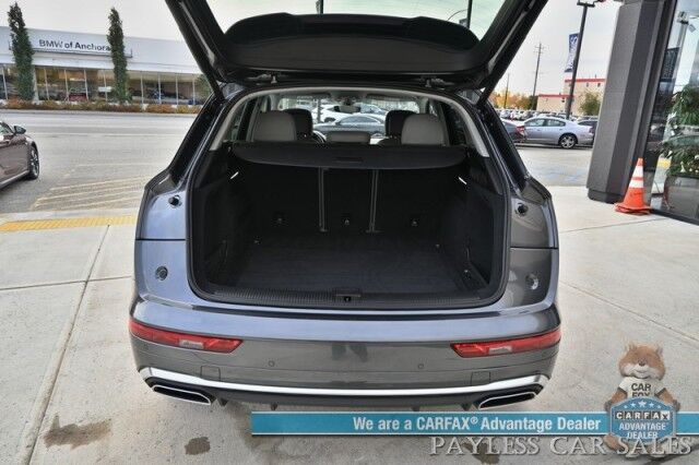 2022 Audi Q5 S line Premium Plus / AWD / Power & Heated Leather Seats / Heated Steering Wheel / Navigation / Bang & Olufsen Speakers / Panoramic Sunroof / Blind Spot Alert / Apple CarPlay & Android Auto / Back Up Camera / 1-Owner Anchorage AK