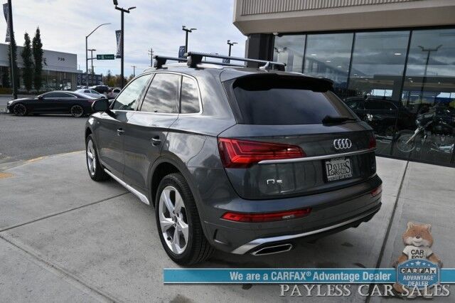 2022 Audi Q5 S line Premium Plus / AWD / Power & Heated Leather Seats / Heated Steering Wheel / Navigation / Bang & Olufsen Speakers / Panoramic Sunroof / Blind Spot Alert / Apple CarPlay & Android Auto / Back Up Camera / 1-Owner Anchorage AK