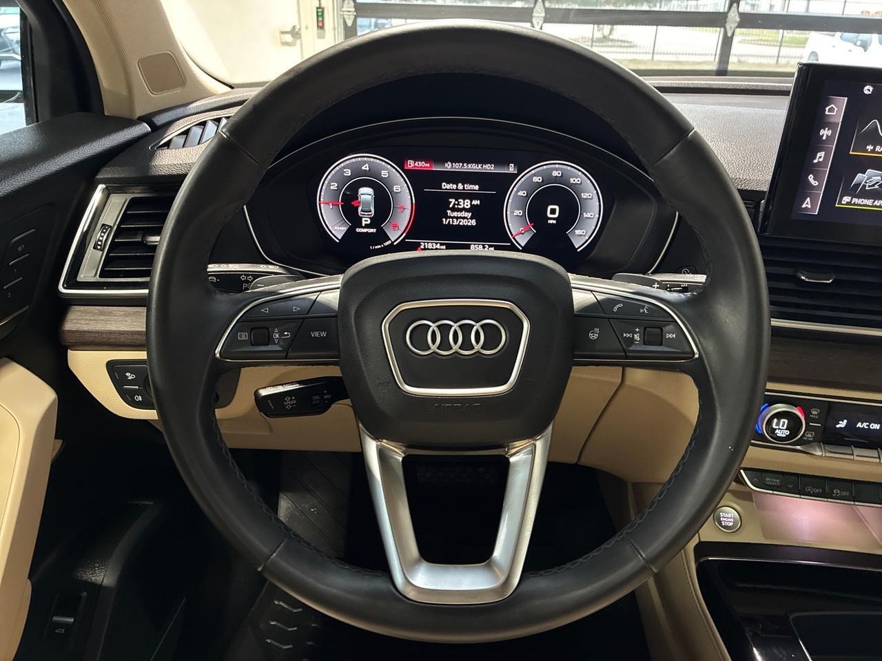 2022 Audi Q5 S line Premium Plus, Warm Weather Pkg, B&O Sound Houston TX