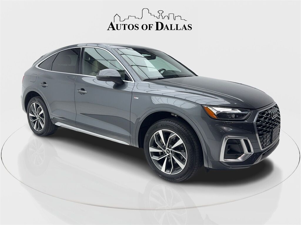 2022 Audi Q5 Sportback 45 S line Premium CAM,PANO,HTD STS,BLIND SPOT Plano TX
