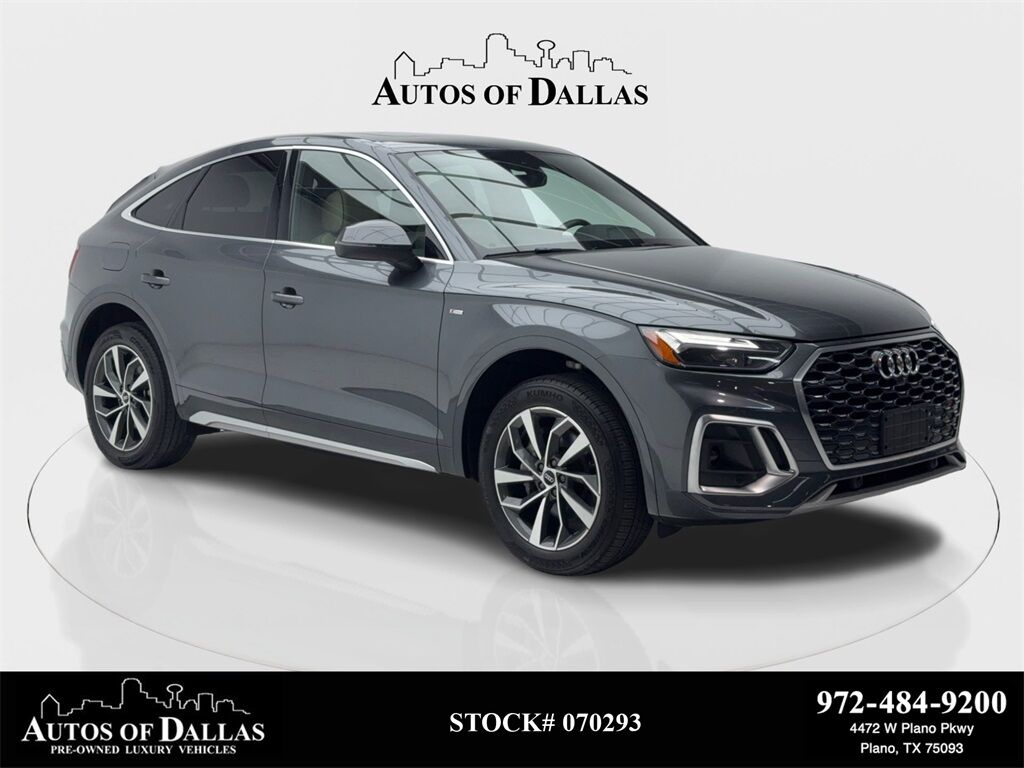 2022 Audi Q5 Sportback 45 S line Premium CAM,PANO,HTD STS,BLIND SPOT Plano TX