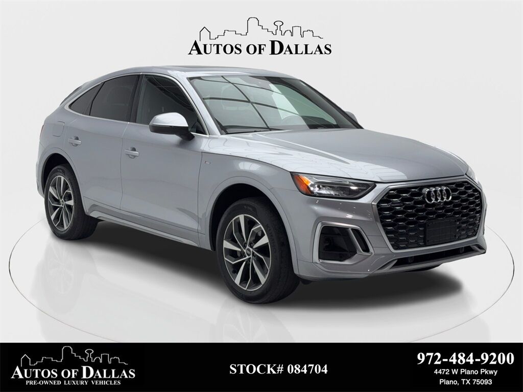 2022 Audi Q5 Sportback 45 S line Premium CAM,PANO,HTD STS,BLIND SPOT Plano TX