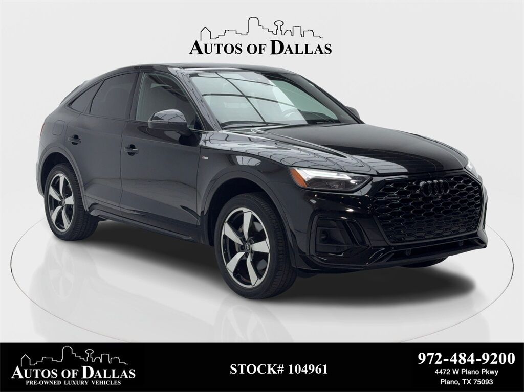 2022 Audi Q5 Sportback 45 S line Premium CAM,PANO,HTD STS,BLIND SPOT Plano TX