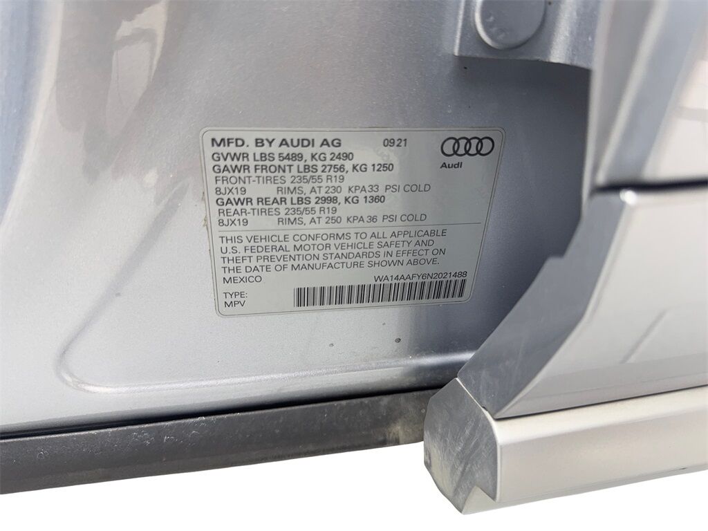 2022 Audi Q5 Sportback 45 S line Premium CAM,PANO,HTD STS,BLIND SPOT,19&quot; Irving TX