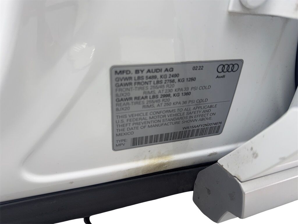 2022 Audi Q5 Sportback 45 S line Premium Plus CAM,PANO,BLIND SPOT,20&quot; WLS Irving TX