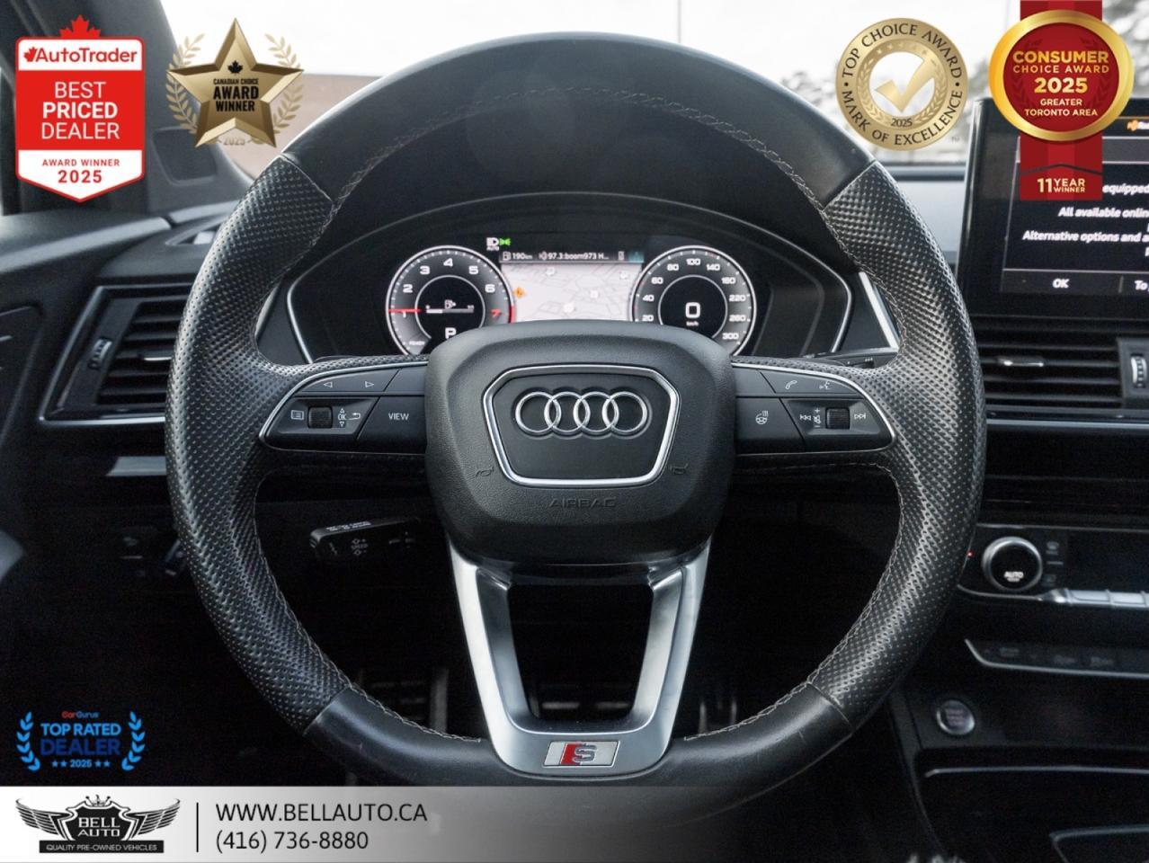 2022 Audi Q5 Technik | S-LINE | NAVI | 360CAM | PANO | B&O | BLK OPTC Toronto ON