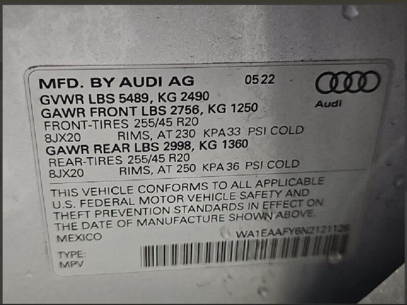 2022 Audi Q5 quattro Premium Plus S Line 45 TFSI Arlington VA