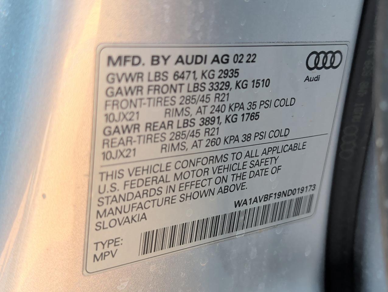 2022 Audi Q8 Premium San Juan TX