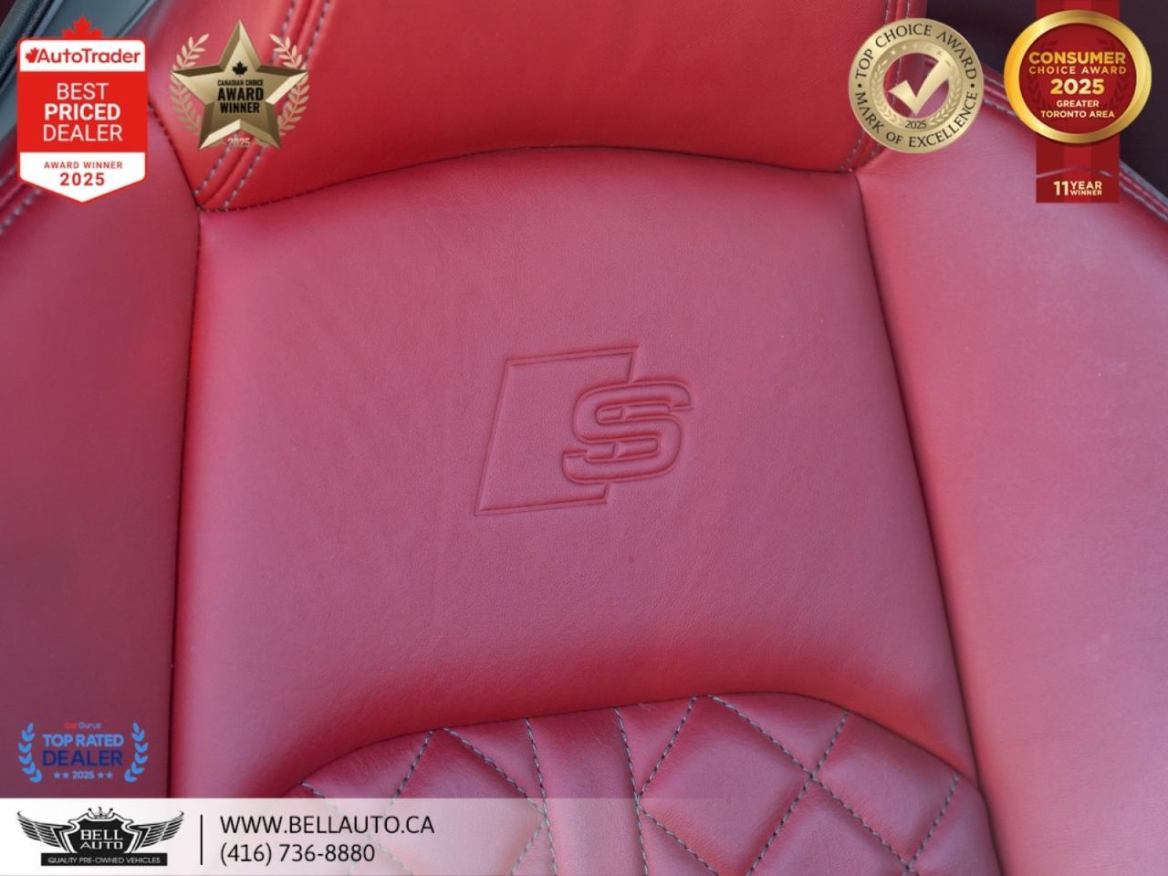 2022 Audi S5 Sportback Technik | QUATTRO | S-LINE | NAVI | PANO | RED LTHR | CRBNFIBR | MSGSEATS | NOACCIDENT Toronto ON